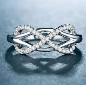 New Silver Infinity Ring